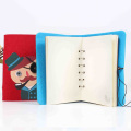 Nuevo diseño Custom Ring Binder PU Leather Notebook Printing